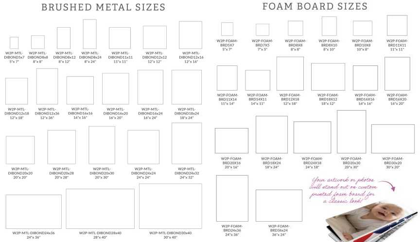Brushed metal and foam board wall art preview