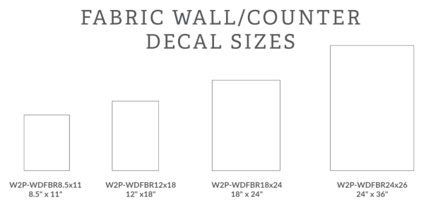 Fabric wall counter decal preview