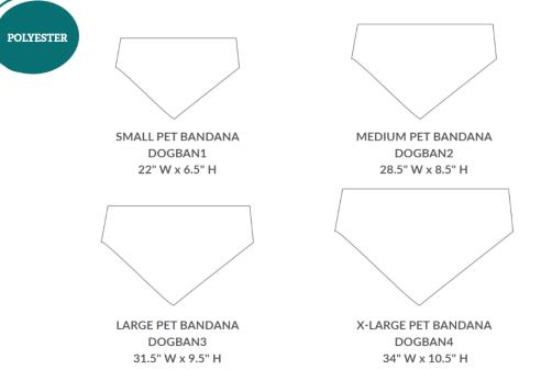 Pet bandanas preview