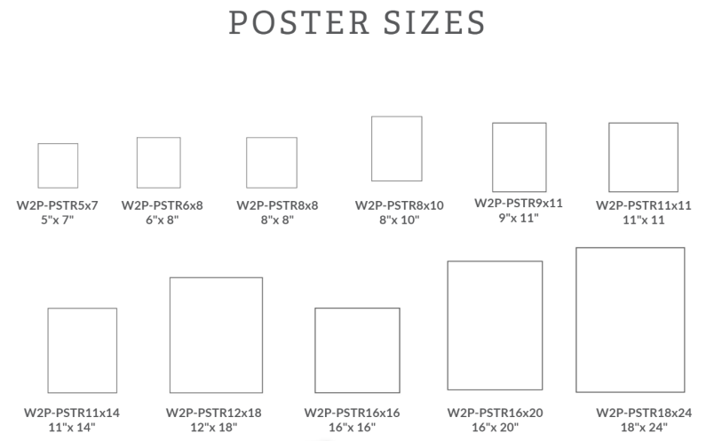 Poster wall art preview