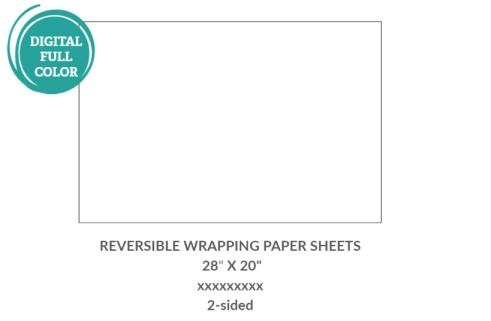 Reversible wrapper paper sheets preview