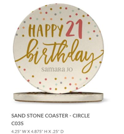 Sand stone coaster preview